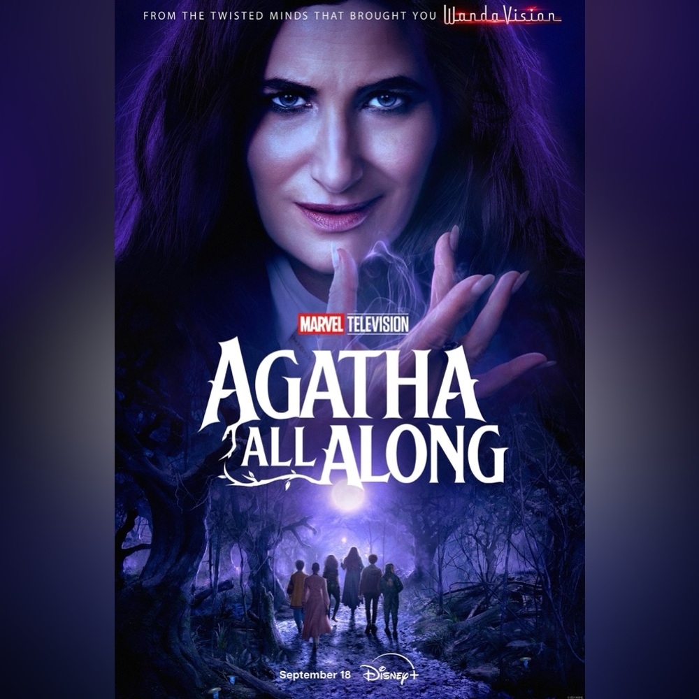 Agatha All Along (2024) Original Marvel Studios Disney+ Promo Poster 13x19